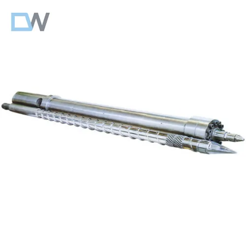 Zeer efficiënte mengschroefcilinder met ontwerp met meerdere mengers